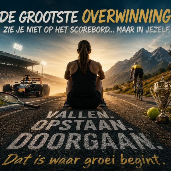 DE GROOTSTE OVERWINNING zie je niet op het scorebord… maar in jezelf. DE GROOTSTE OVERWINNING zie je niet op het scorebord… maar in jezelf.