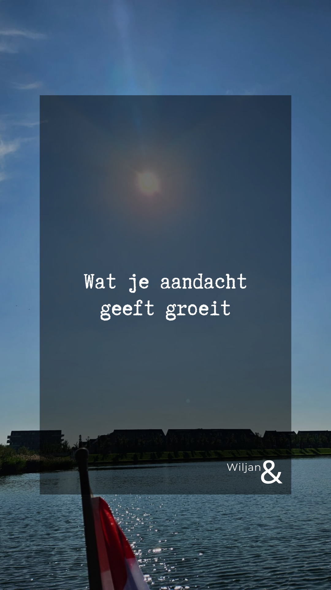 WAT JE AANDACHT GEEFT, GROEIT